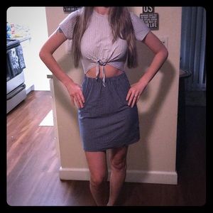 Casual mid drift mini dress